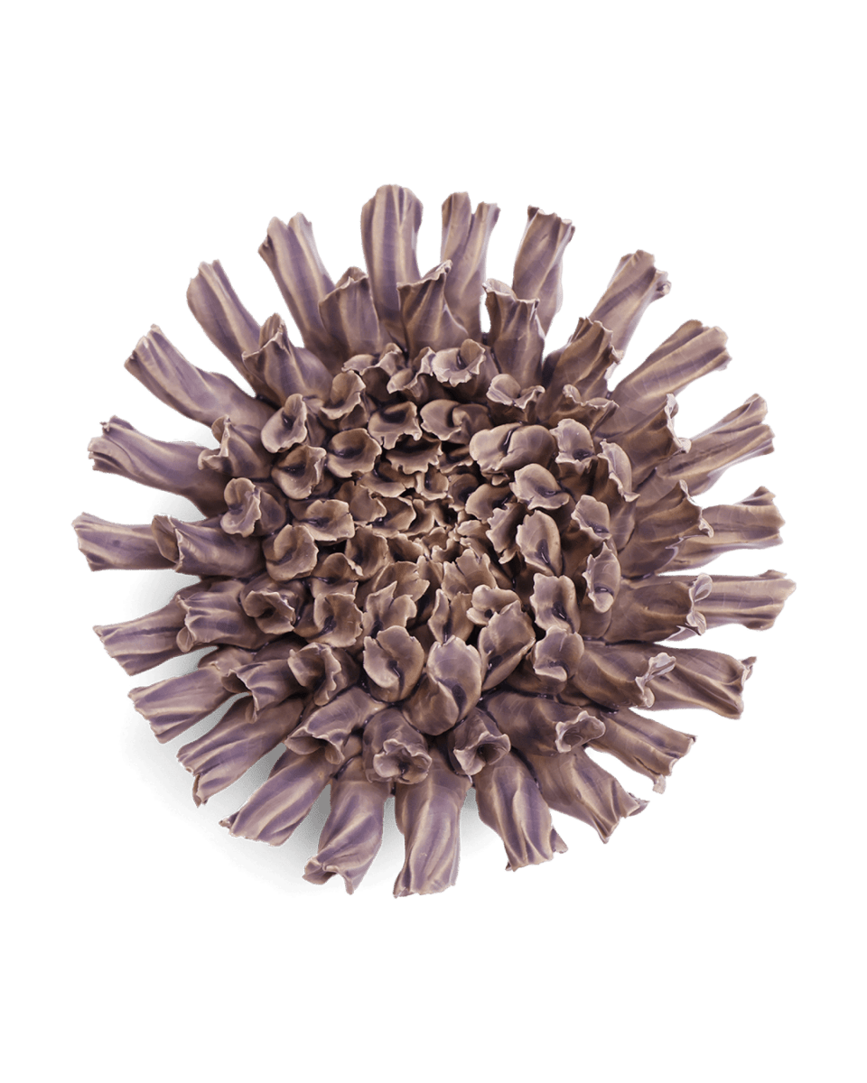 Ceramic Flower Fractal Lilac 5 - Chive US Wholesale