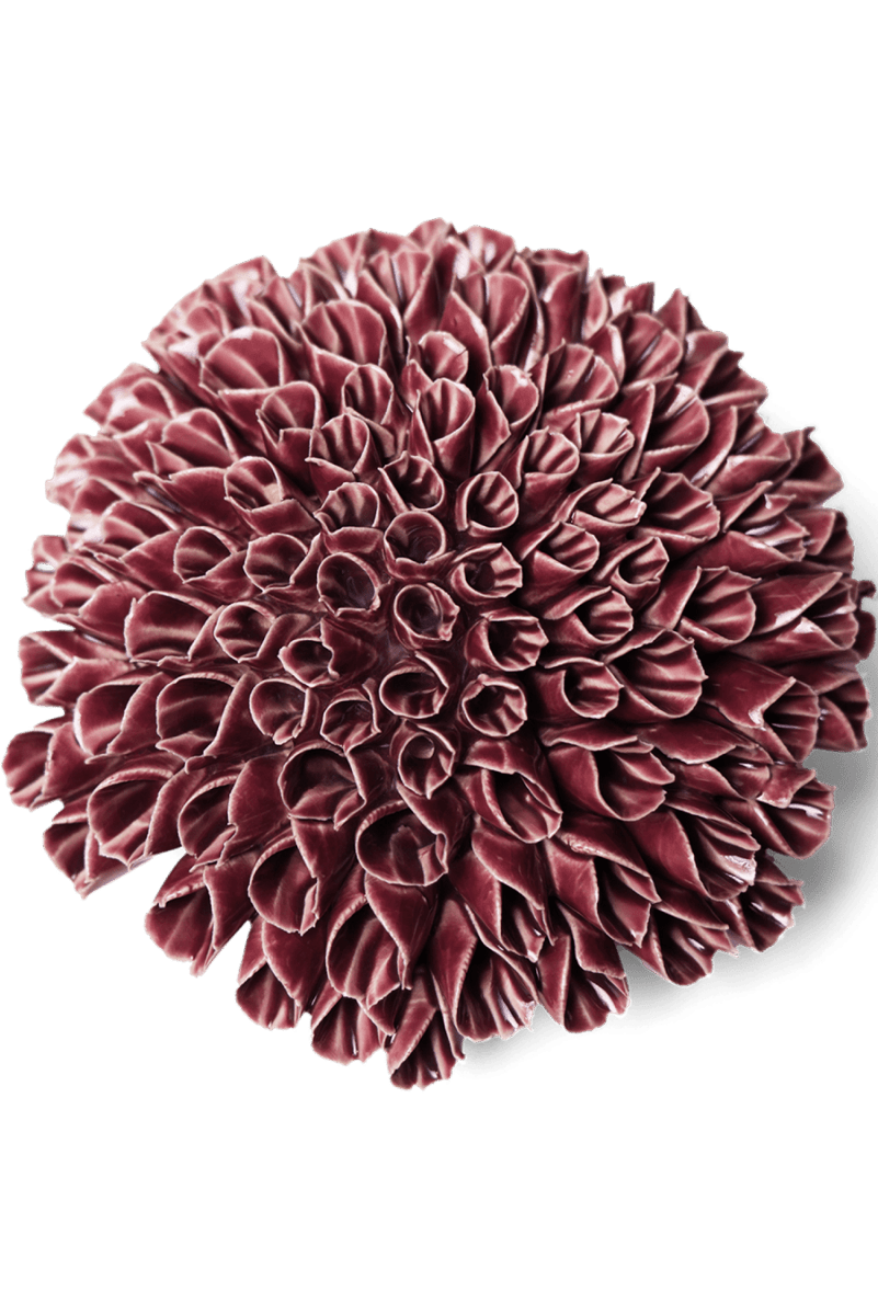 Ceramic Flower Anemone Purple Large - Chive US Wholesale