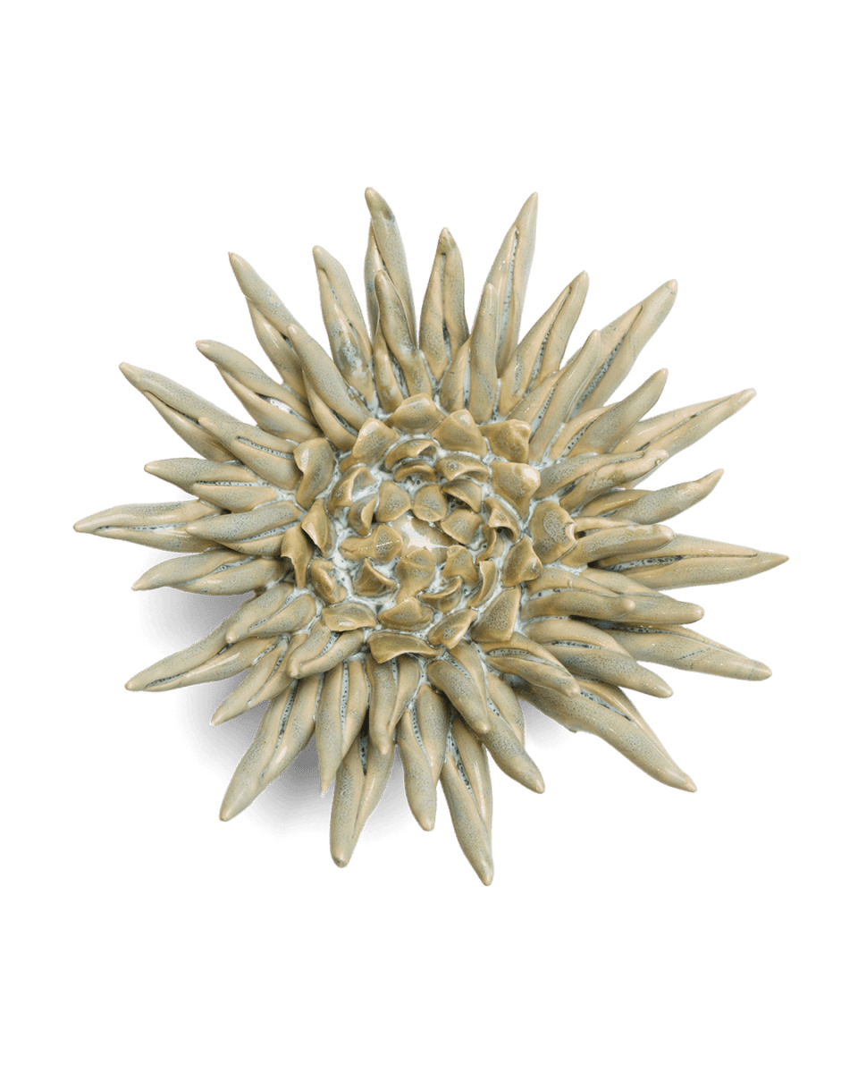 Ceramic Flower - Flower Green 6 - Chive US Wholesale