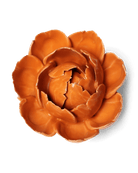 Ceramic Flower Peony Orange 6 - Chive US Wholesale