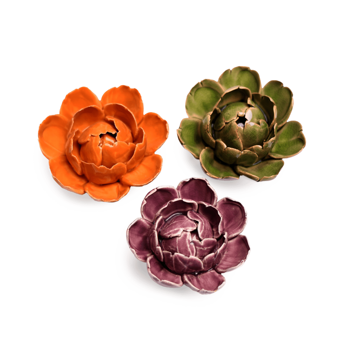 Ceramic Flower Collection 7 - 36pc Assortment - Chive US Wholesale