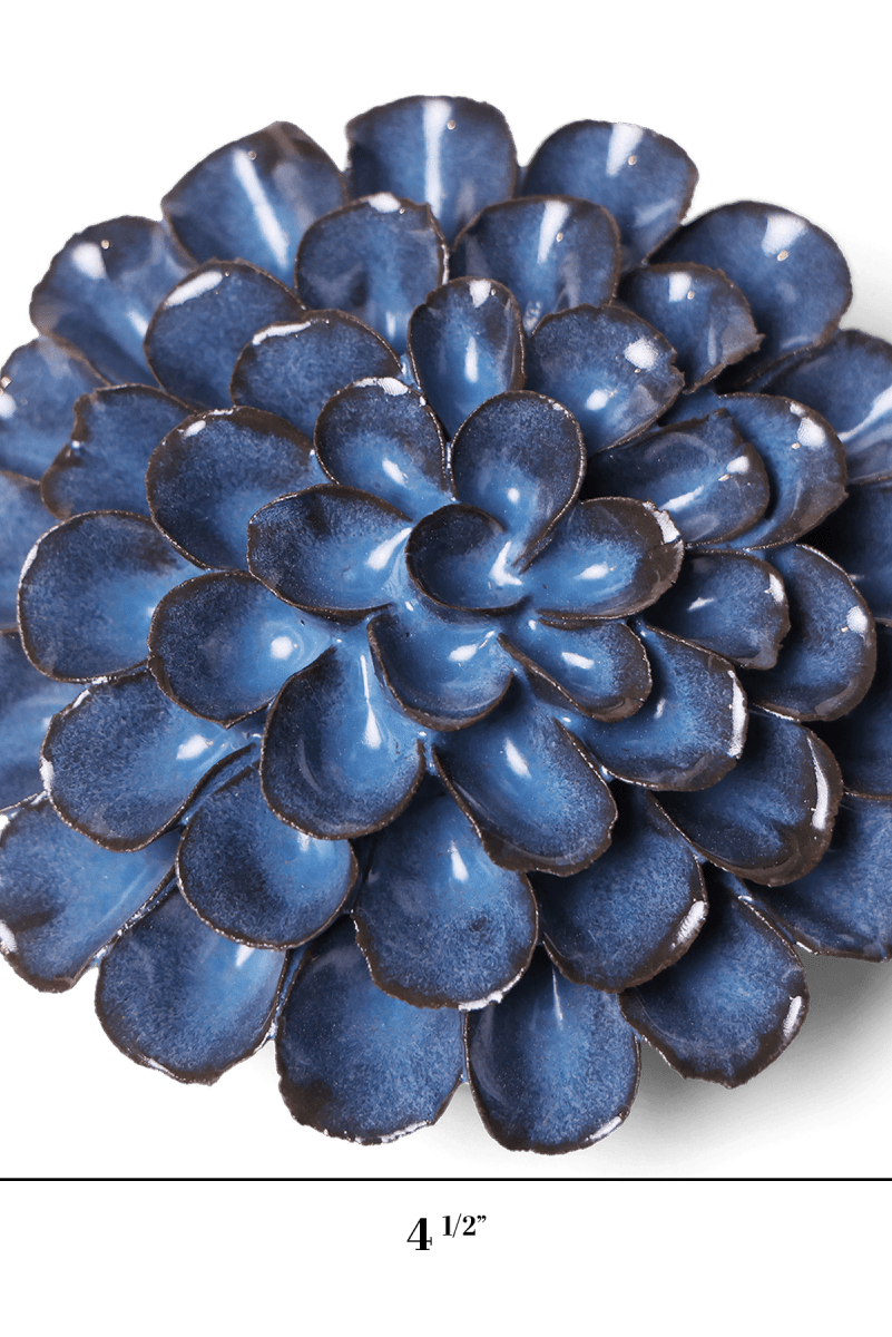 JA04 Blue Noir Pompon Dahlia - Chive US Wholesale