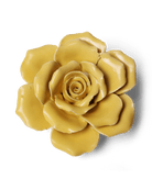 Ceramic Flower Rose Yellow 9 - Chive US Wholesale
