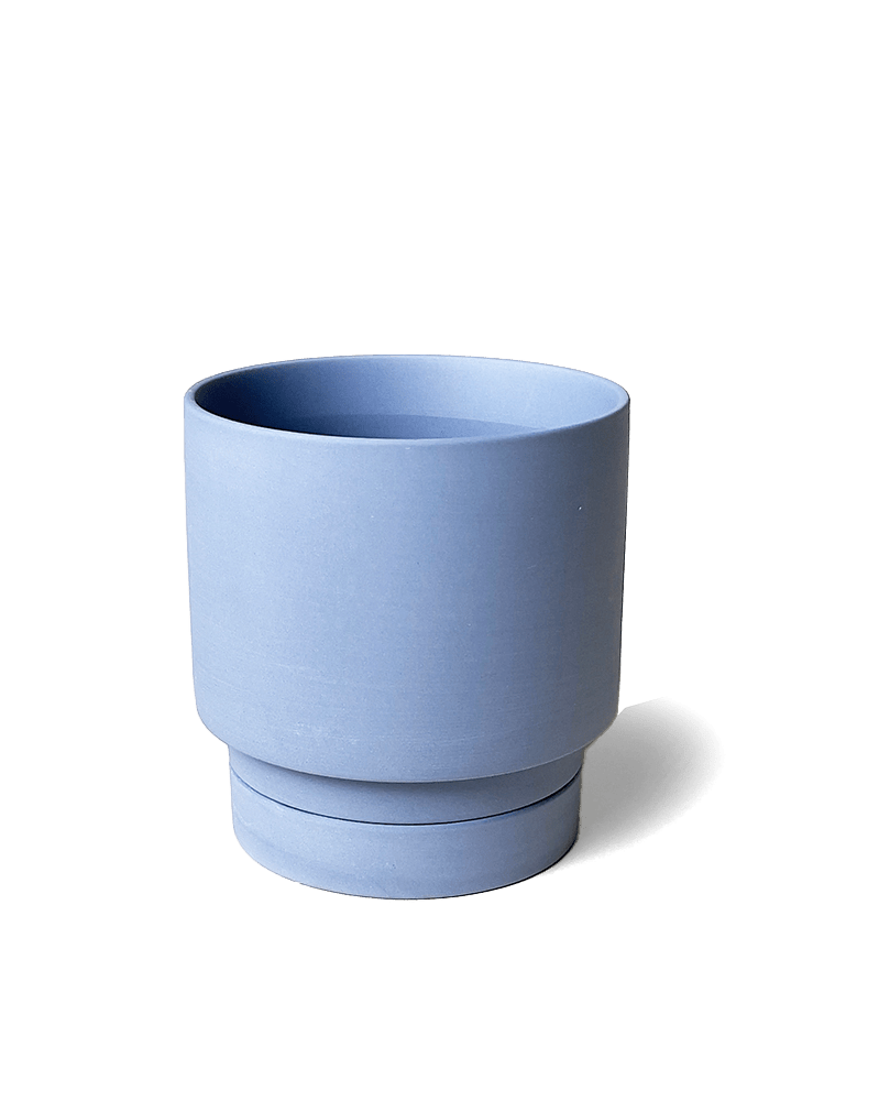 Casey Porcelain Modern Pot And Saucer Set - Chive US Wholesale