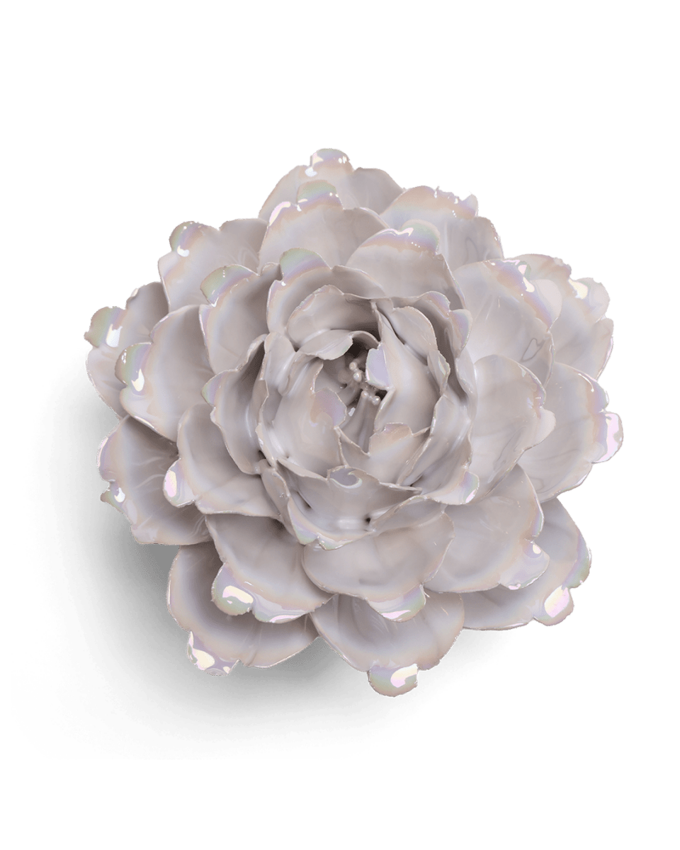 Ceramic Flower Pearl Zinnia - Chive US Wholesale