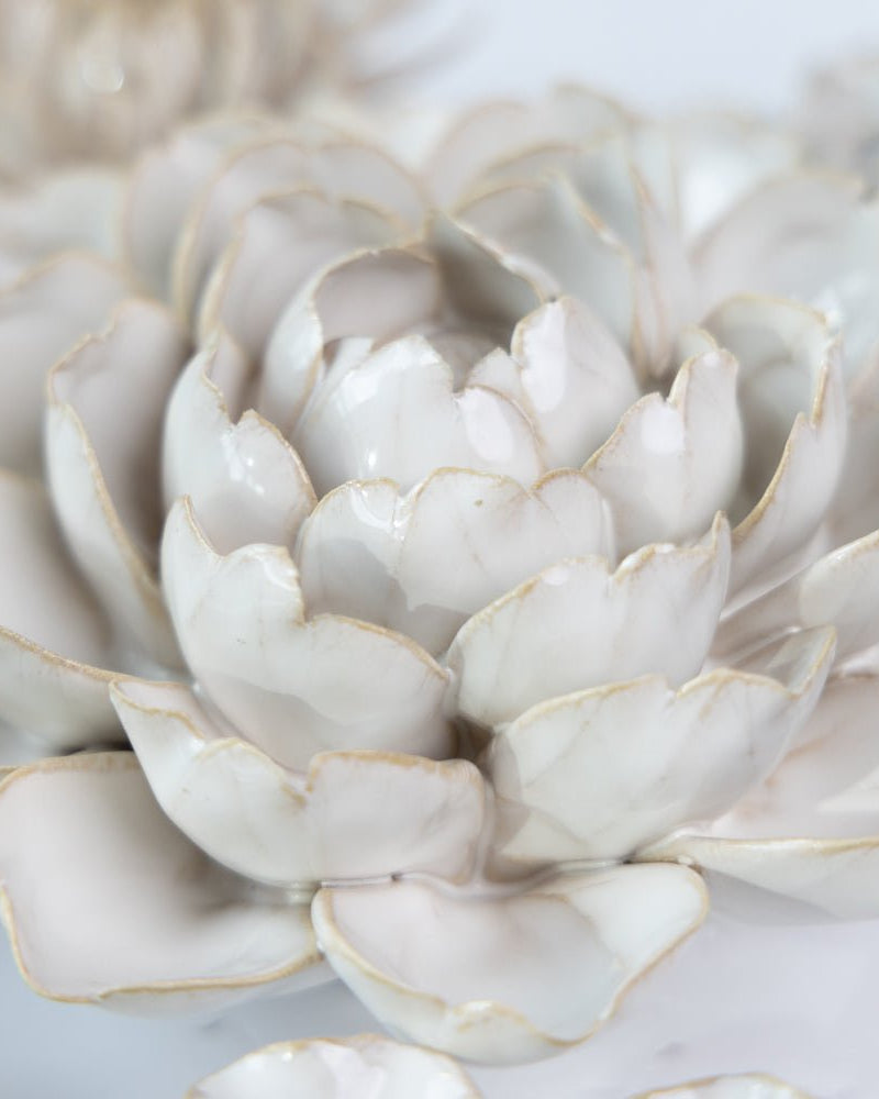Ceramic Flower Coastal Curated Collection #1 - Chive US Wholesale