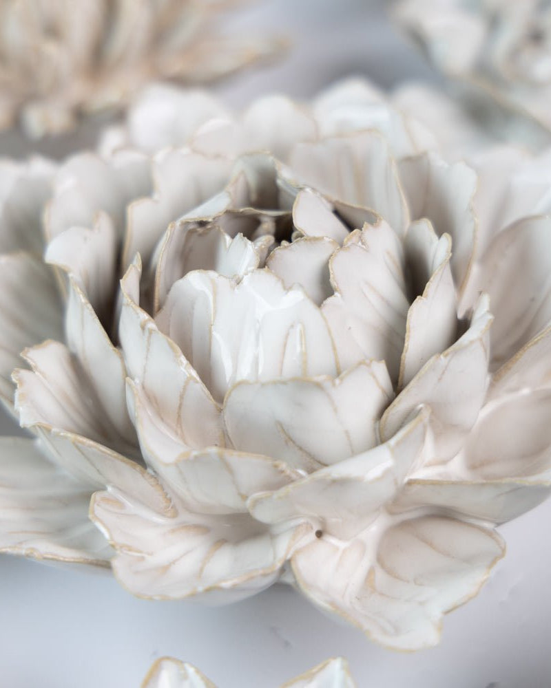 Ceramic Flower Coastal Curated Collection #3 - Chive US Wholesale