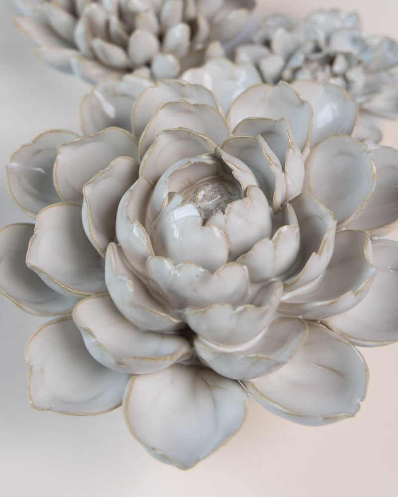 Ceramic Flower Coastal Curated Collection #4 - Chive US Wholesale