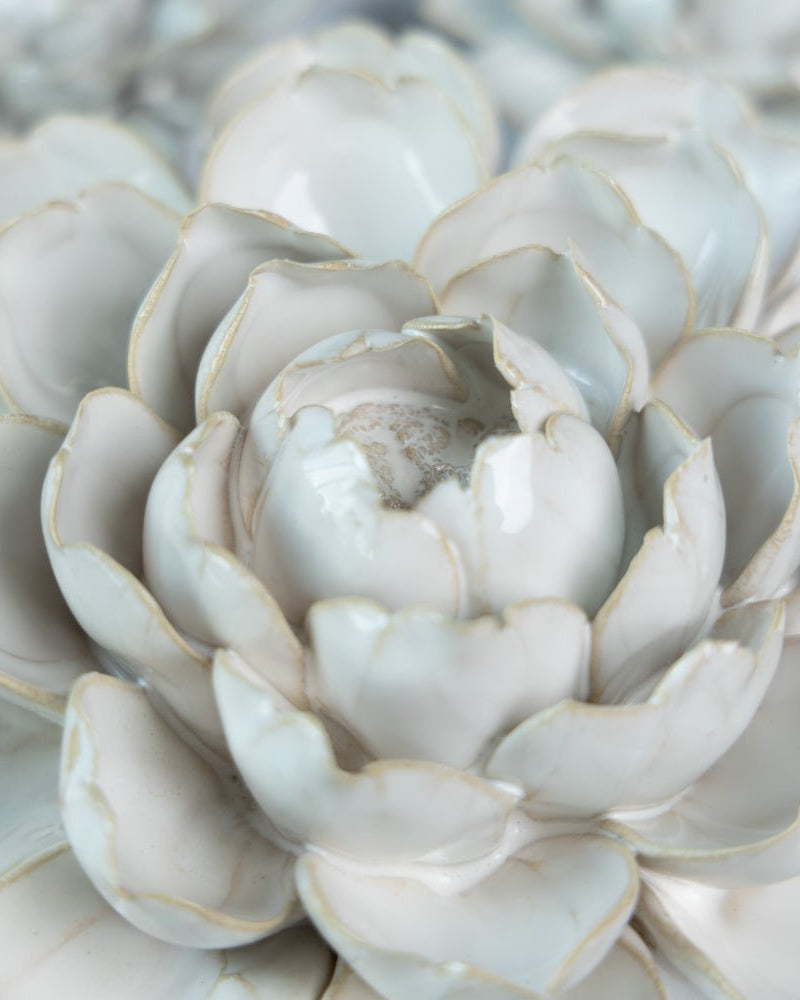 Ceramic Flower Coastal Curated Collection #6 - Chive US Wholesale
