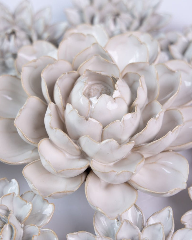 Ceramic Flower Coastal Curated Collection #7 - Chive US Wholesale