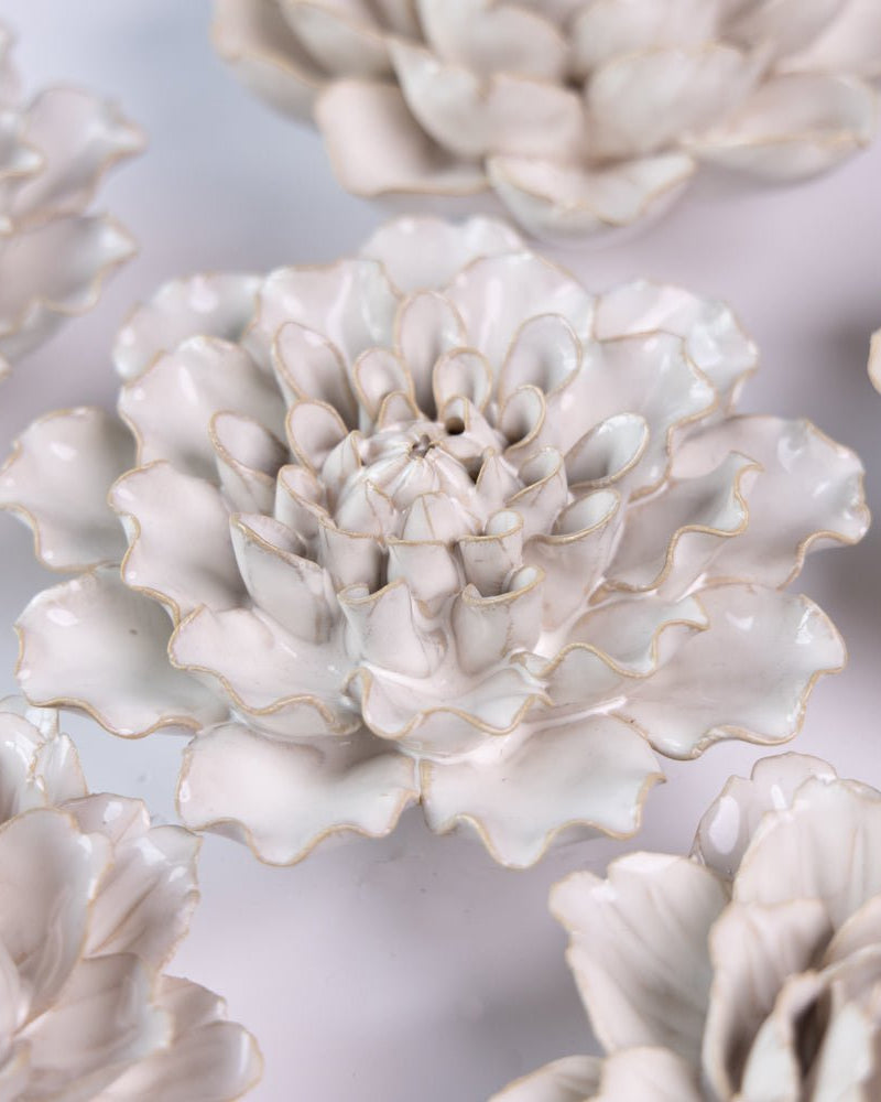 Ceramic Flower Coastal Curated Collection #8 - Chive US Wholesale