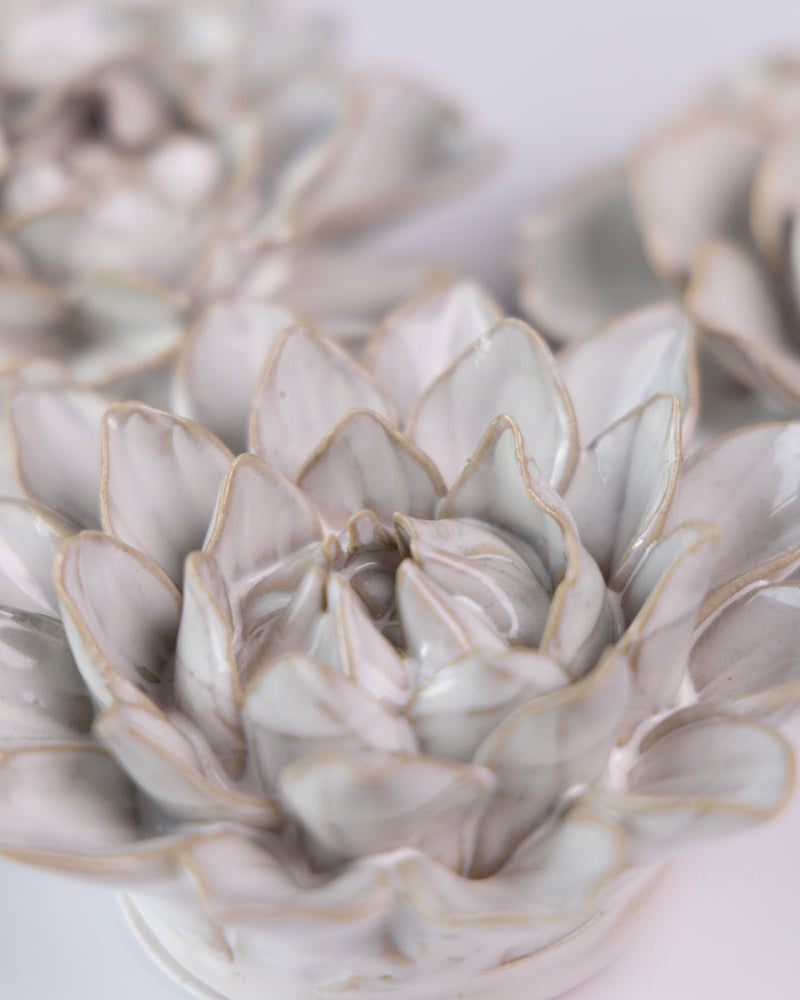 Ceramic Flower Coastal Curated Collection #9 - Chive US Wholesale