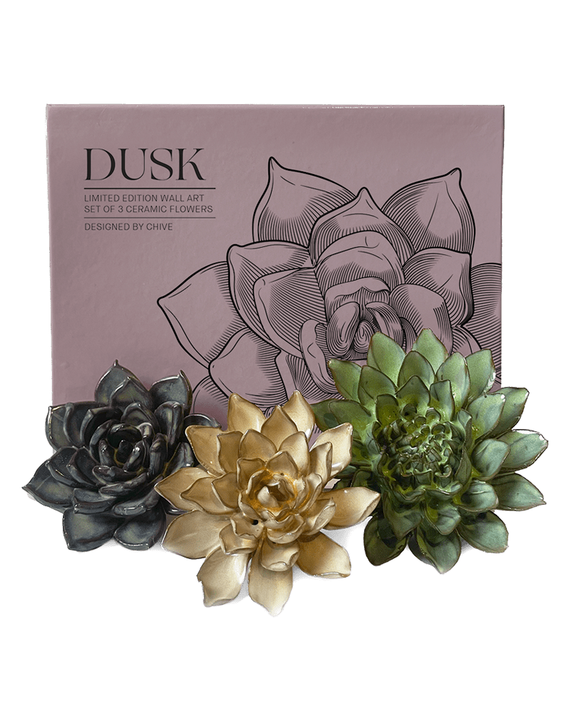 Ceramic Flower Dusk Box Set - Chive US Wholesale