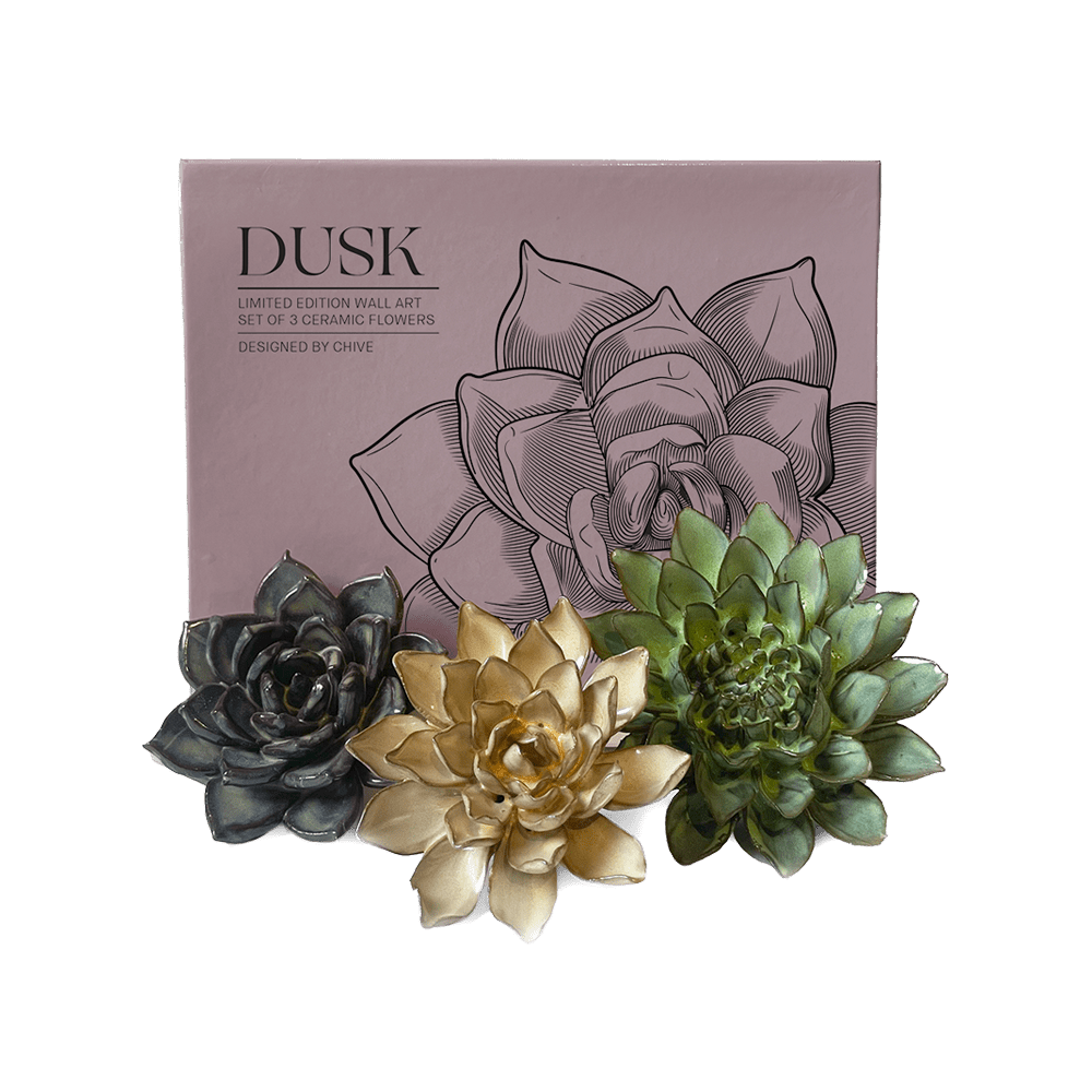 Ceramic Flower Dusk Box Set - Chive US Wholesale