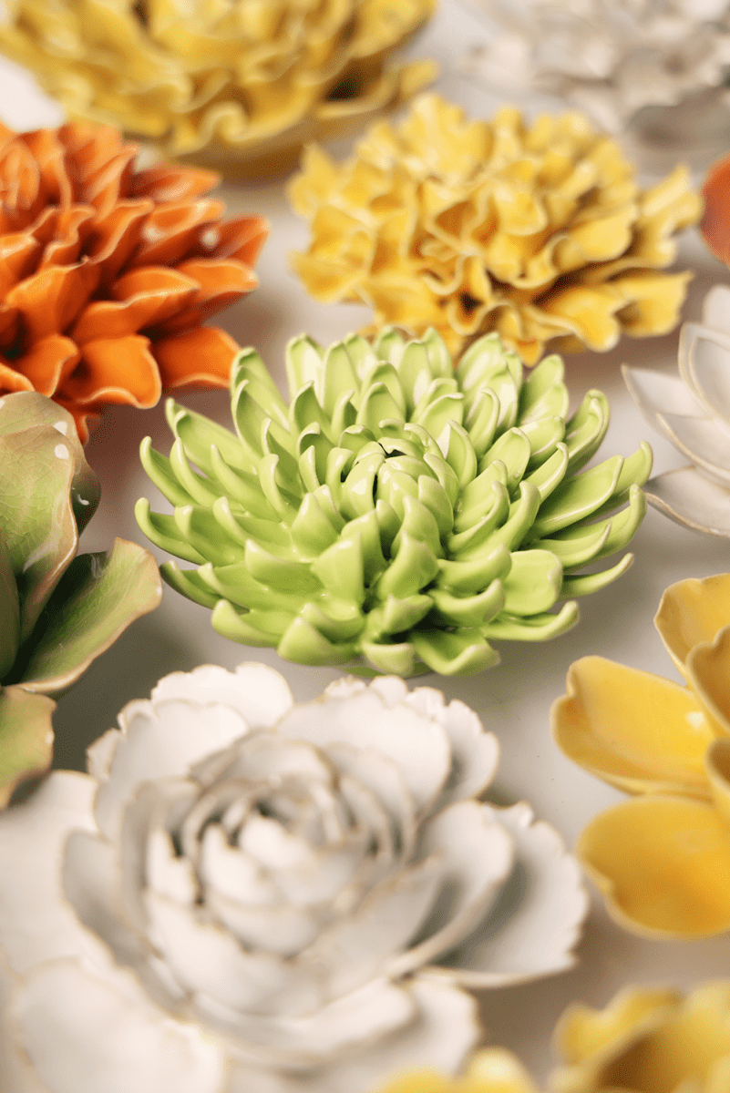 EG43 Yellow Green Pompom Mum - Chive US Wholesale