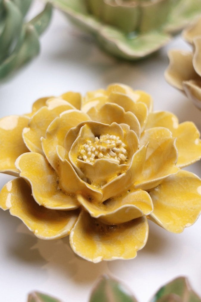 EG07 Burnt Yellow Rose - Chive US Wholesale