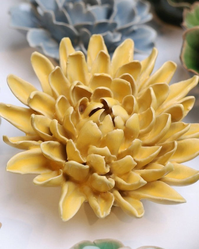 EG13 Buttercup Yellow Chrysanthemum - Chive US Wholesale