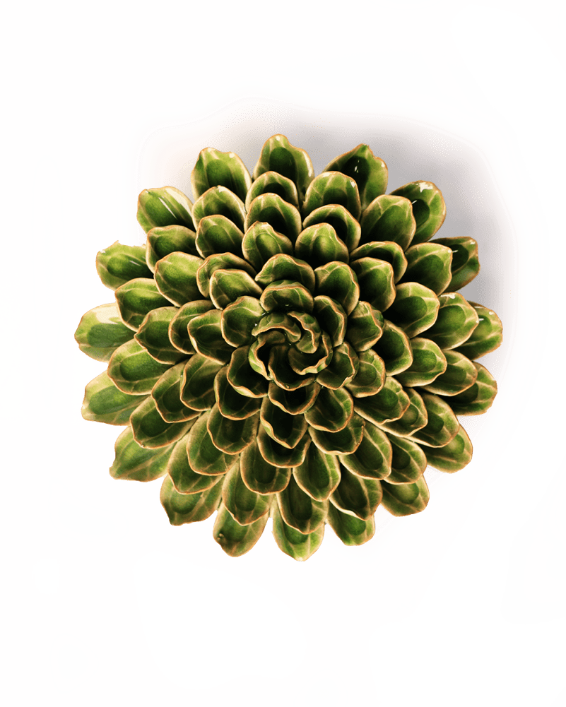 Ceramic Flower English Garden Curated Collection 24 - Chive US Wholesale