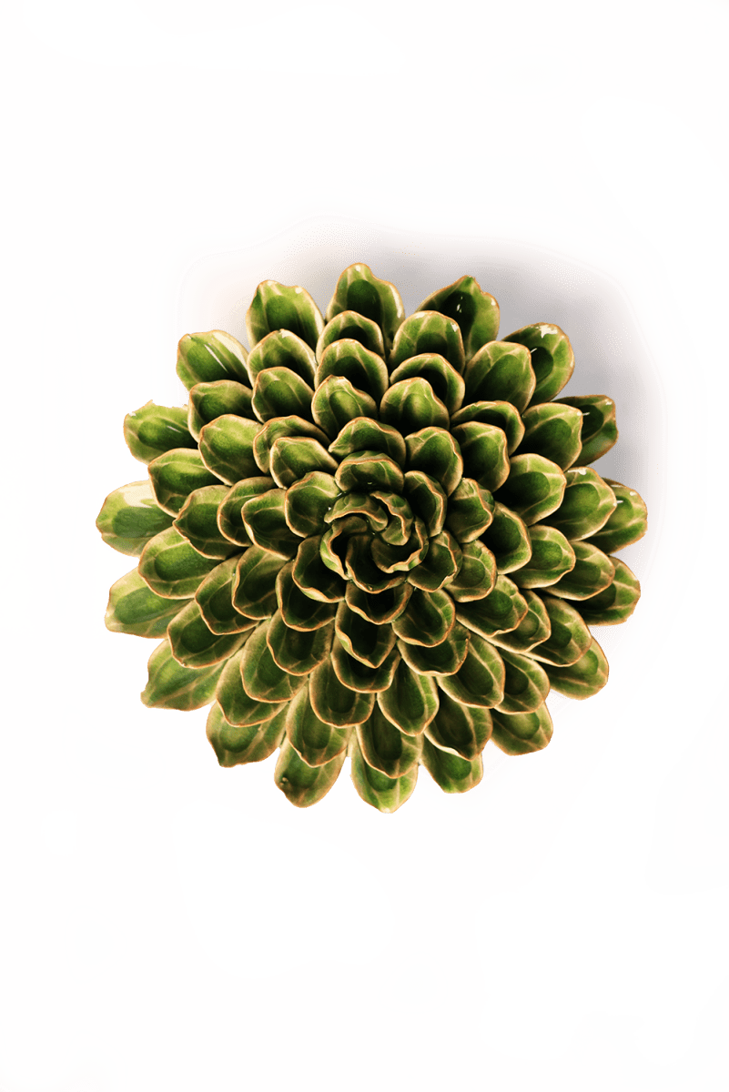 Ceramic Flower English Garden Curated Collection 24 - Chive US Wholesale