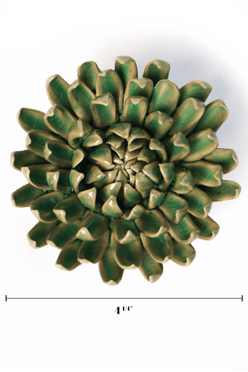 EG52 Jungle Green Pompom Mum - Chive US Wholesale