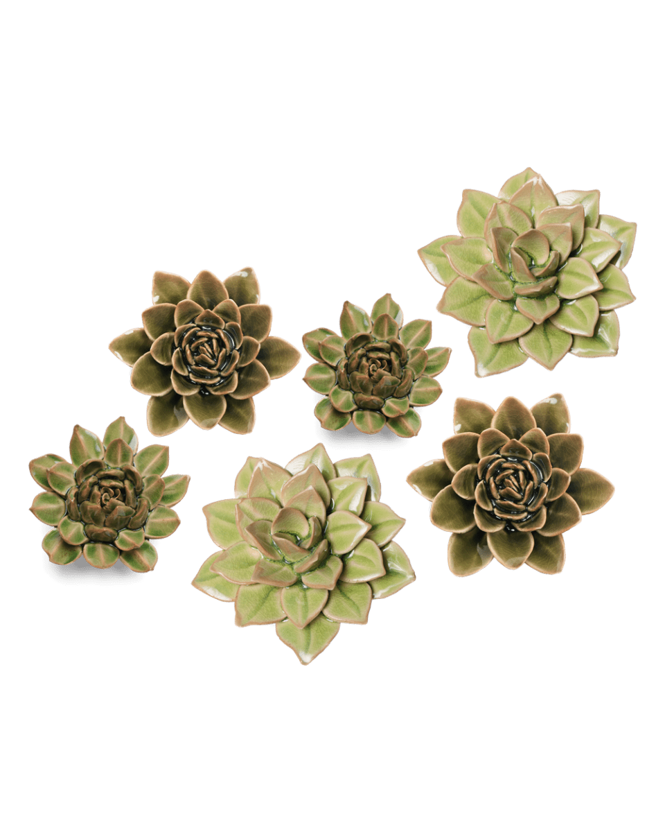 Ceramic Flower English Garden Curated Collection 15 - Chive US Wholesale