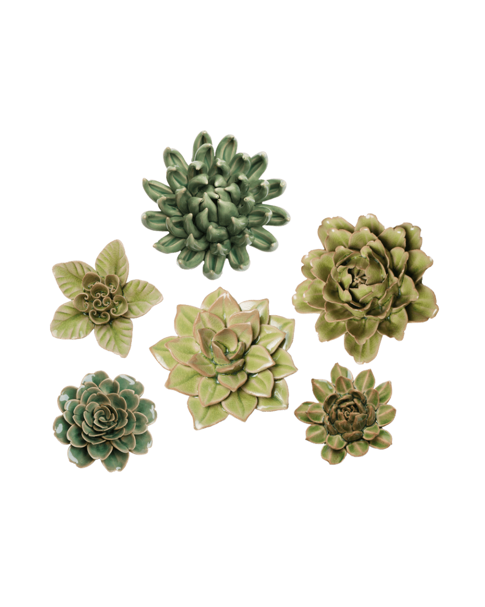 Ceramic Flower English Garden Curated Collection 10 - Chive US Wholesale