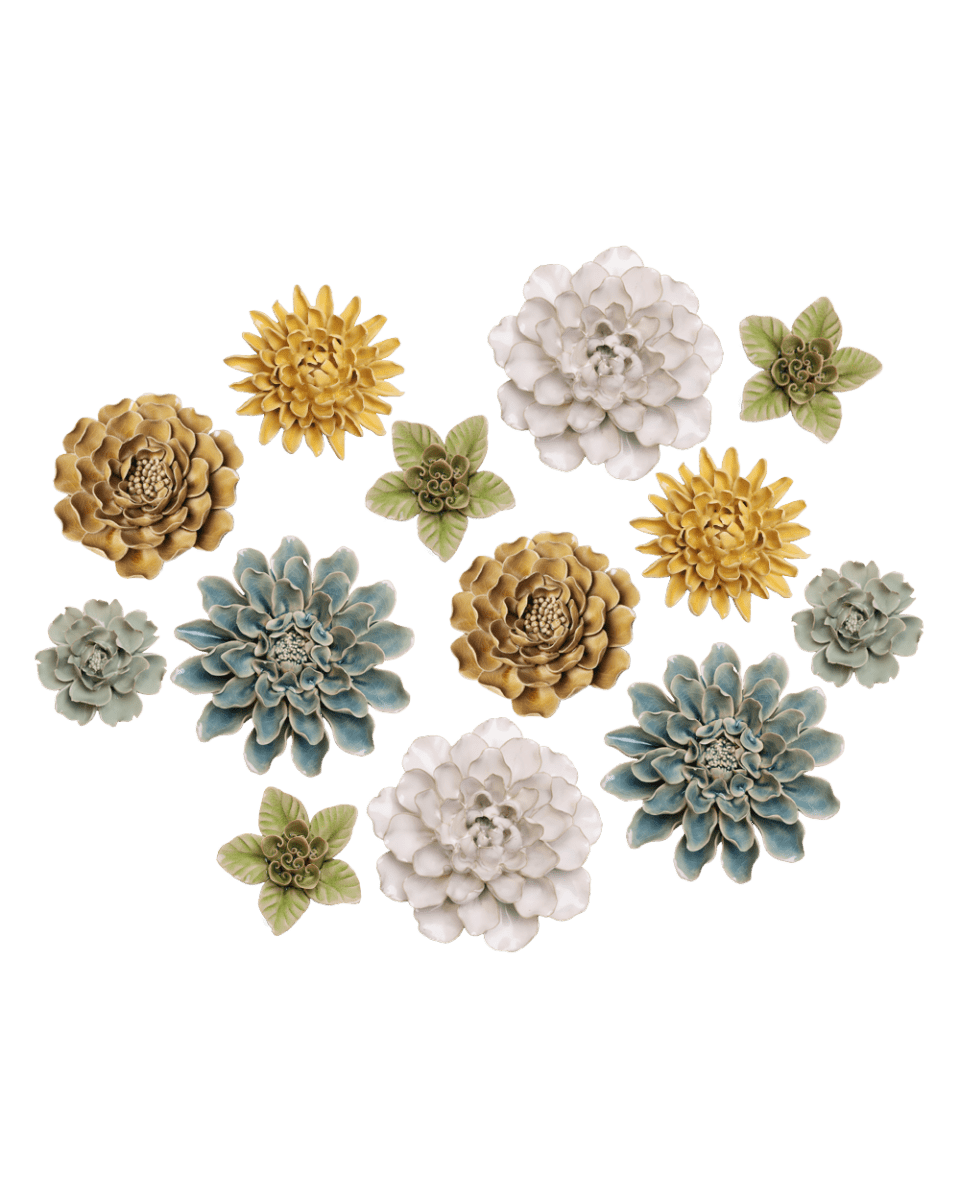 Ceramic Flower English Garden Curated Collection 9 - Chive US Wholesale