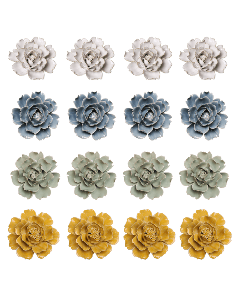 Ceramic Flower English Garden Curated Collection 7 - Chive US Wholesale