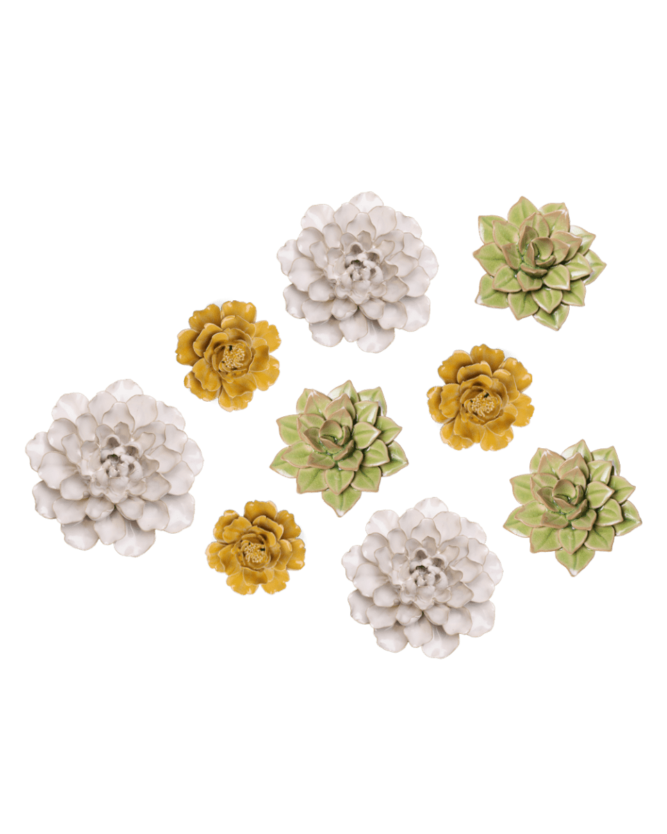 Ceramic Flower English Garden Curated Collection 5 - Chive US Wholesale