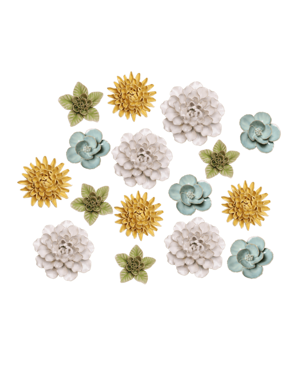 Ceramic Flower English Garden Curated Collection 3 - Chive US Wholesale