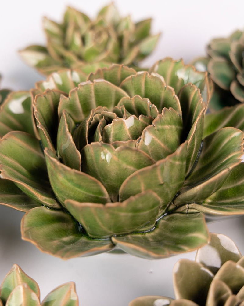 Ceramic Flower English Garden Curated Collection #2 - Chive US Wholesale