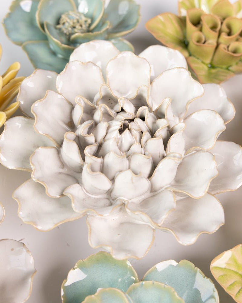 Ceramic Flower English Garden Curated Collection #3 - Chive US Wholesale