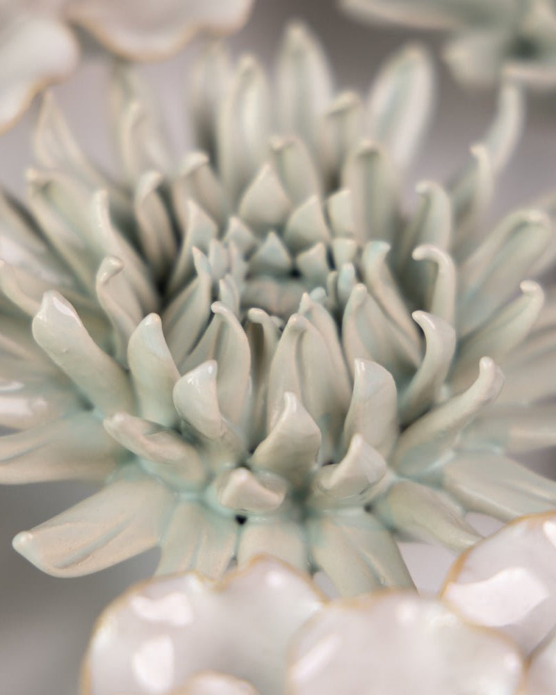 Ceramic Flower English Garden Curated Collection #4 - Chive US Wholesale