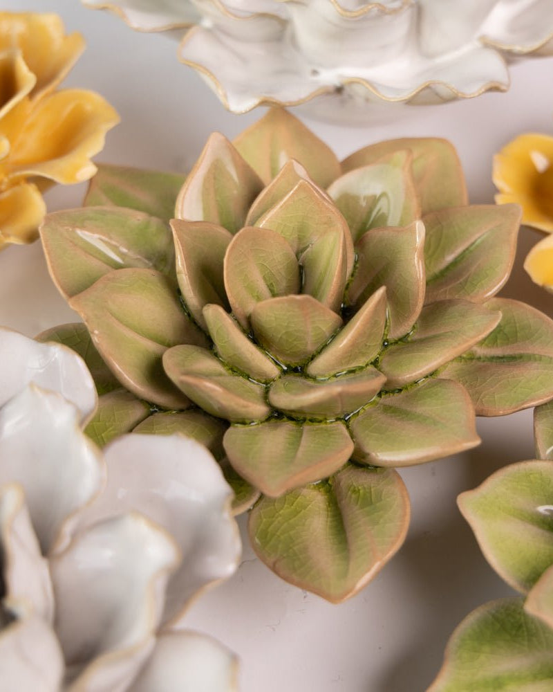 Ceramic Flower English Garden Curated Collection #5 - Chive US Wholesale