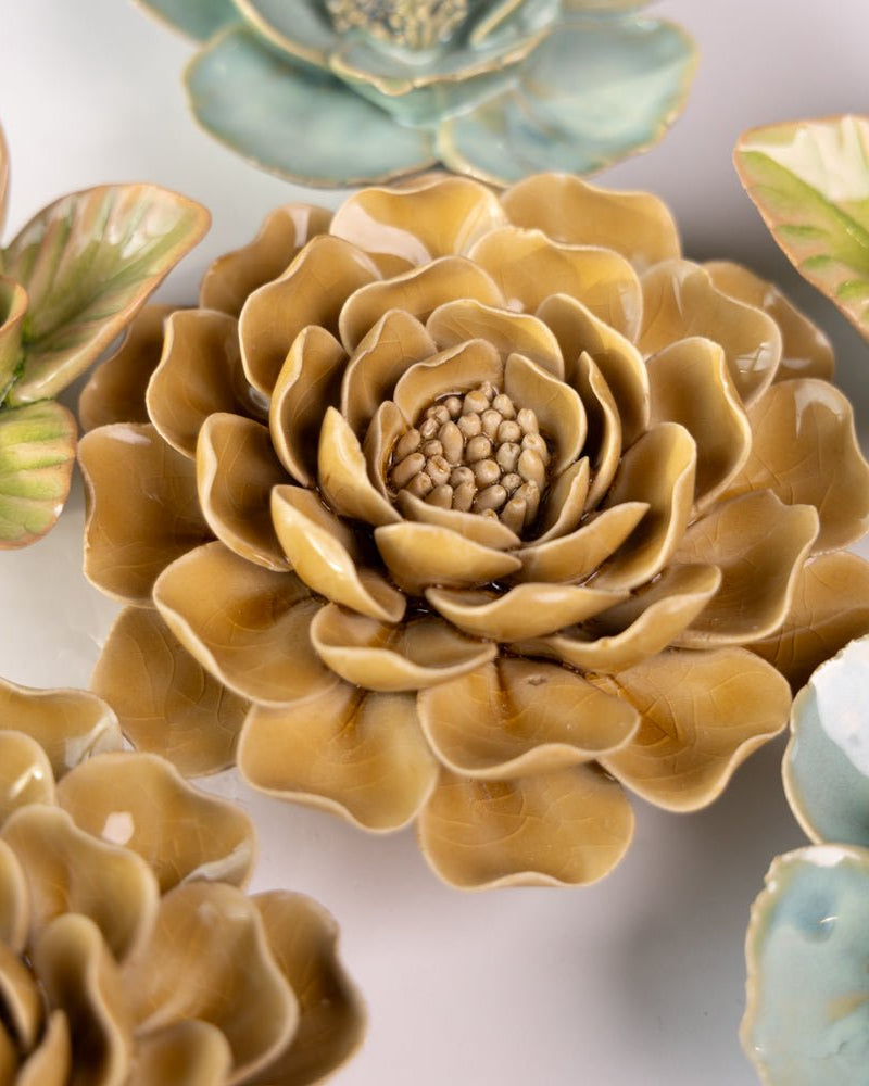 Ceramic Flower English Garden Curated Collection #6 - Chive US Wholesale