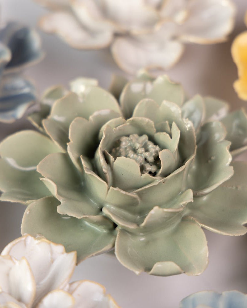 Ceramic Flower English Garden Curated Collection #7 - Chive US Wholesale