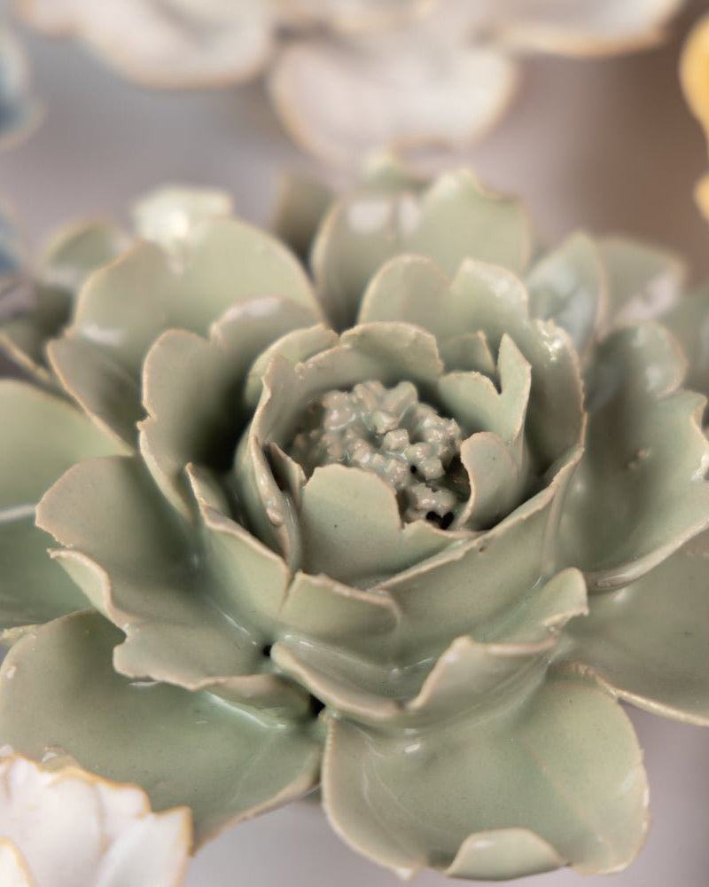 Ceramic Flower English Garden Curated Collection #7 - Chive US Wholesale