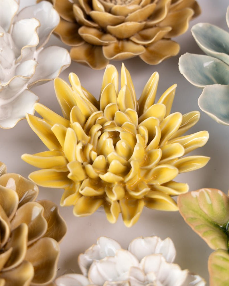 Ceramic Flower English Garden Curated Collection #9 - Chive US Wholesale