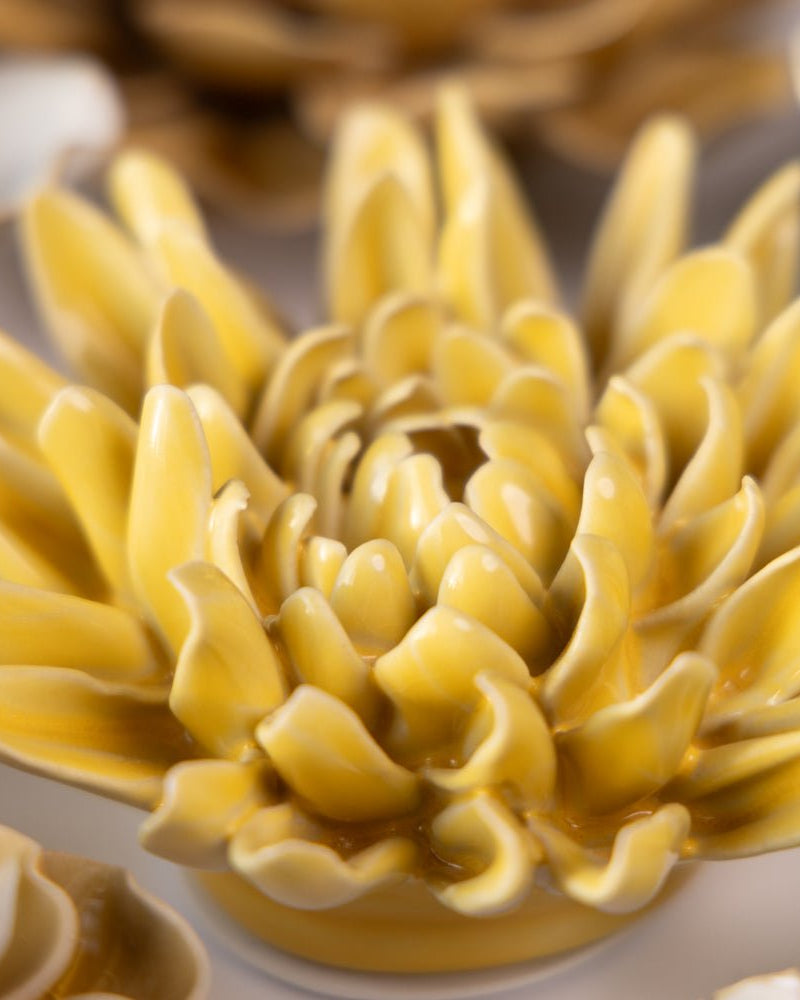 Ceramic Flower English Garden Curated Collection #9 - Chive US Wholesale