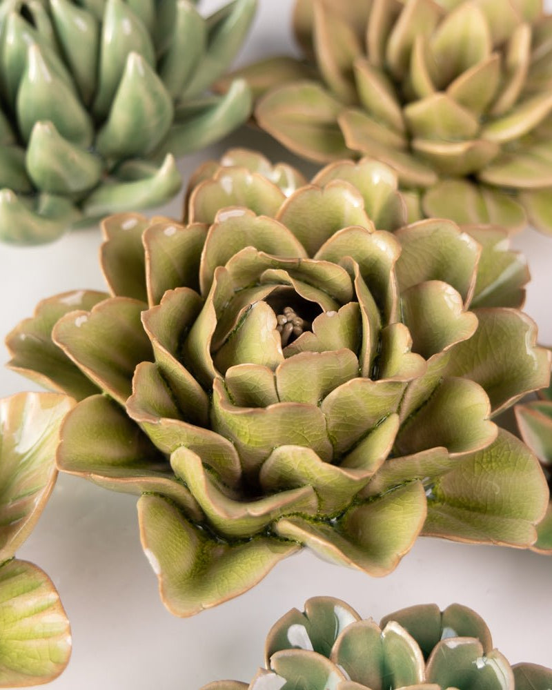 Ceramic Flower English Garden Curated Collection #10 - Chive US Wholesale