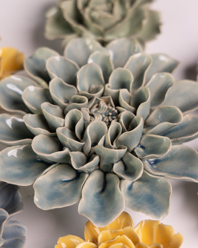 Ceramic Flower English Garden Curated Collection #12 - Chive US Wholesale