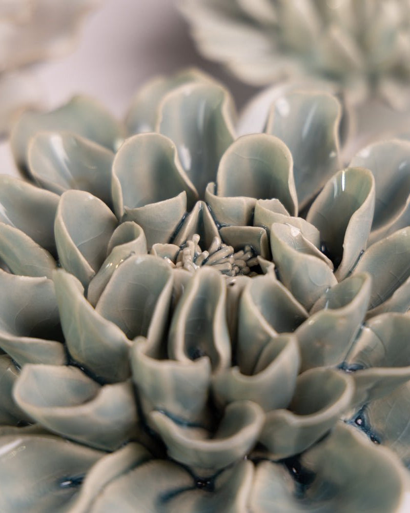 Ceramic Flower English Garden Curated Collection #14 - Chive US Wholesale