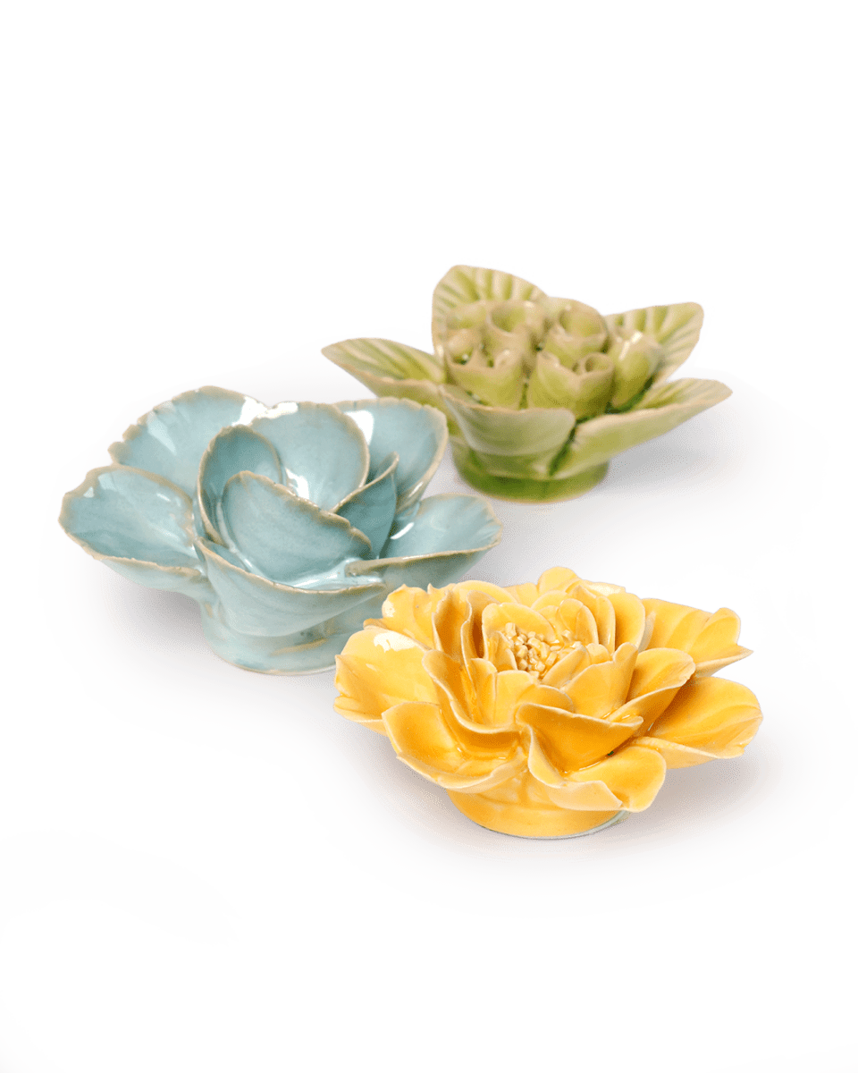 Ceramic Flower English Garden Curated Collection 16 - Chive US Wholesale