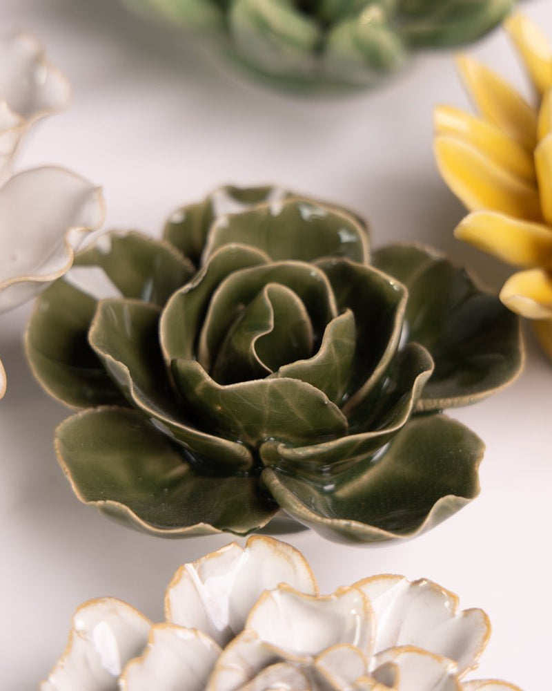 Ceramic Flower English Garden Curated Collection #18 - Chive US Wholesale