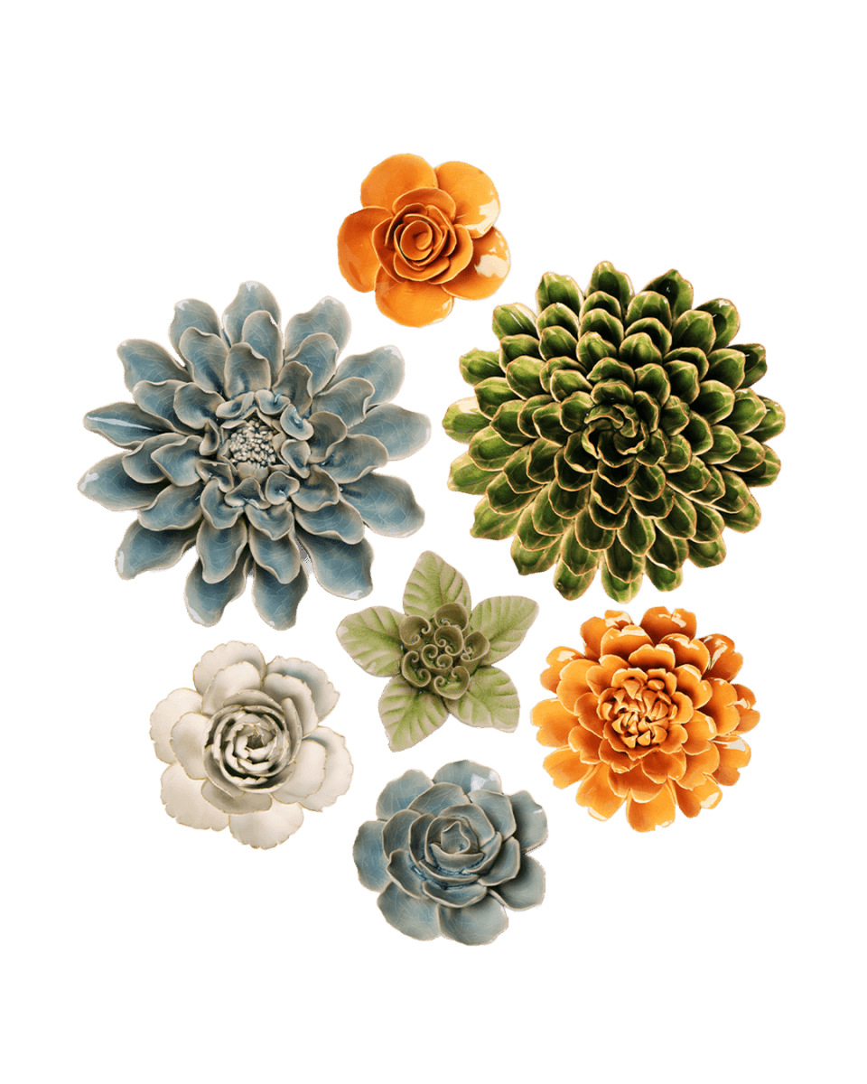 Ceramic Flower English Garden Curated Collection 22 - Chive US Wholesale