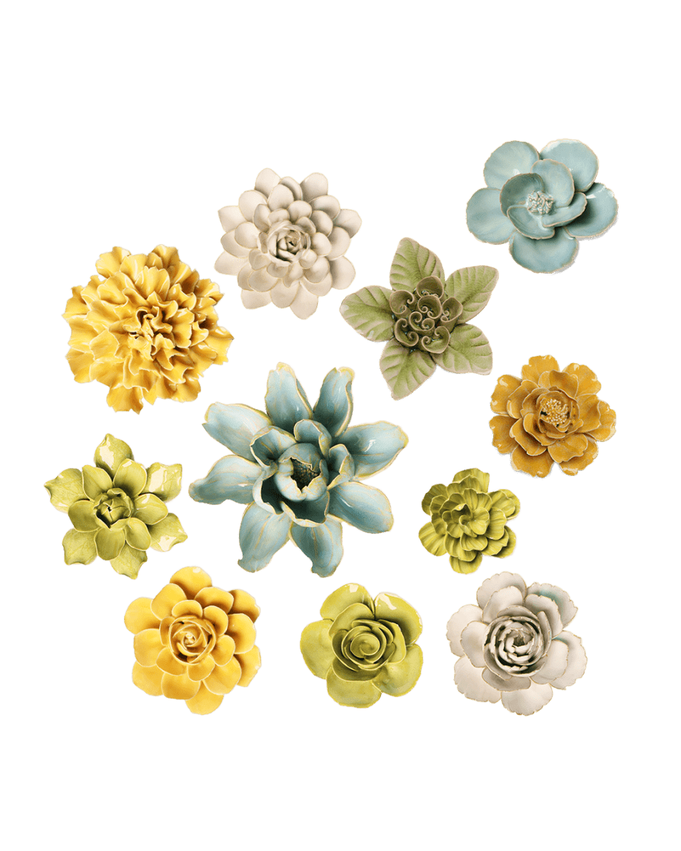 Ceramic Flower English Garden Curated Collection 23 - Chive US Wholesale