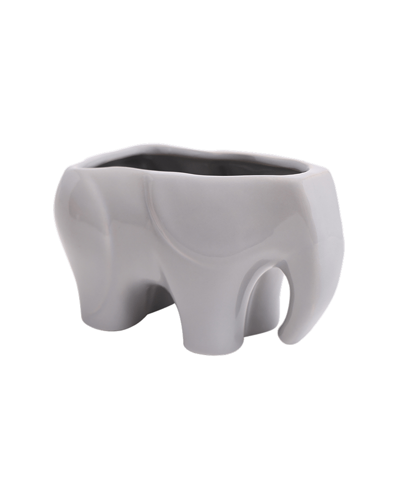 Elephant Ceramic Indoor Plant Pot For Succulents - Chive US Wholesale