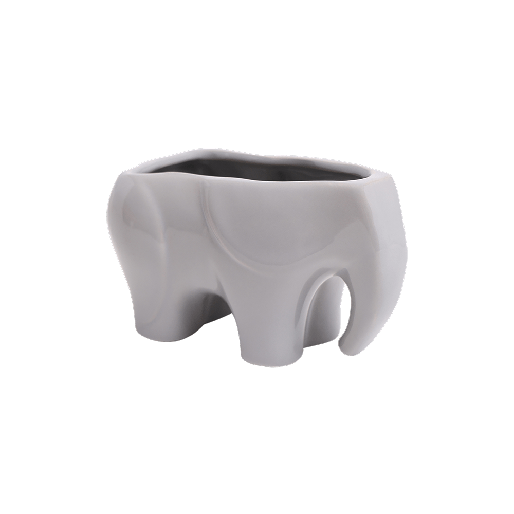 Elephant Ceramic Indoor Plant Pot For Succulents - Chive US Wholesale