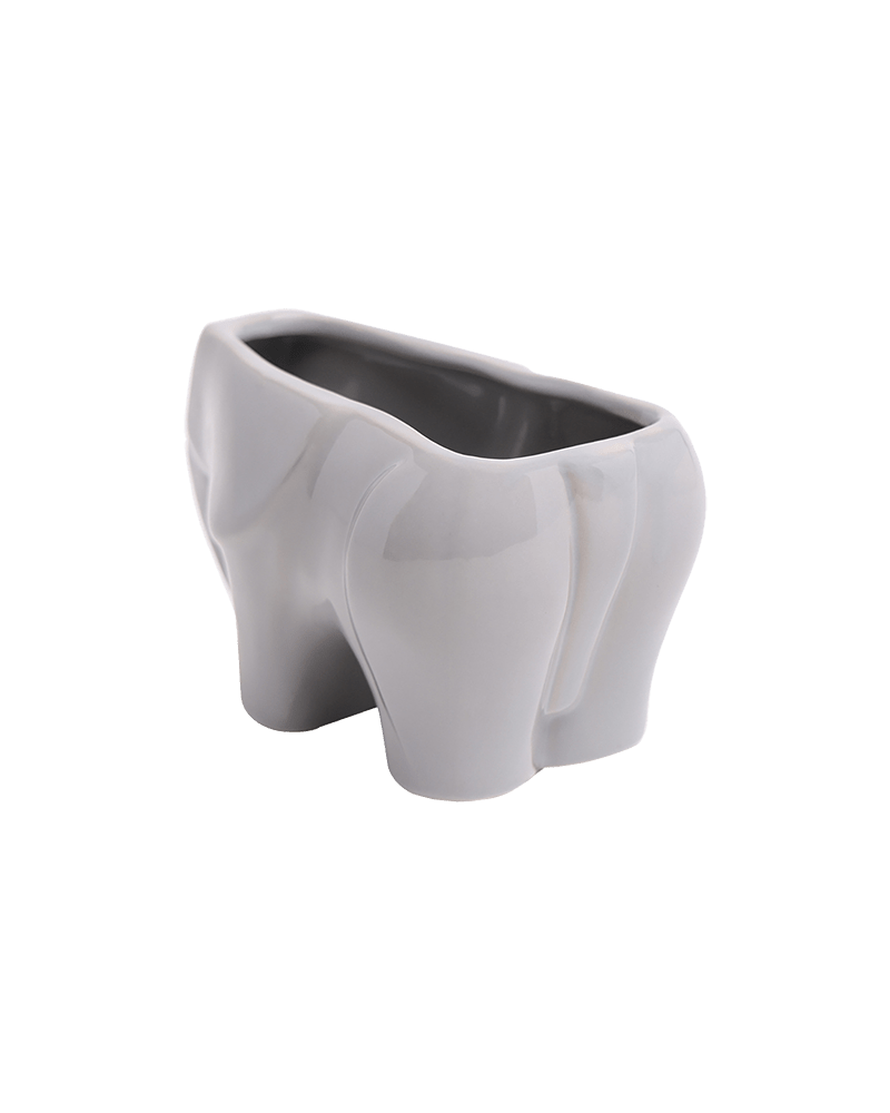 Elephant Ceramic Indoor Plant Pot For Succulents - Chive US Wholesale