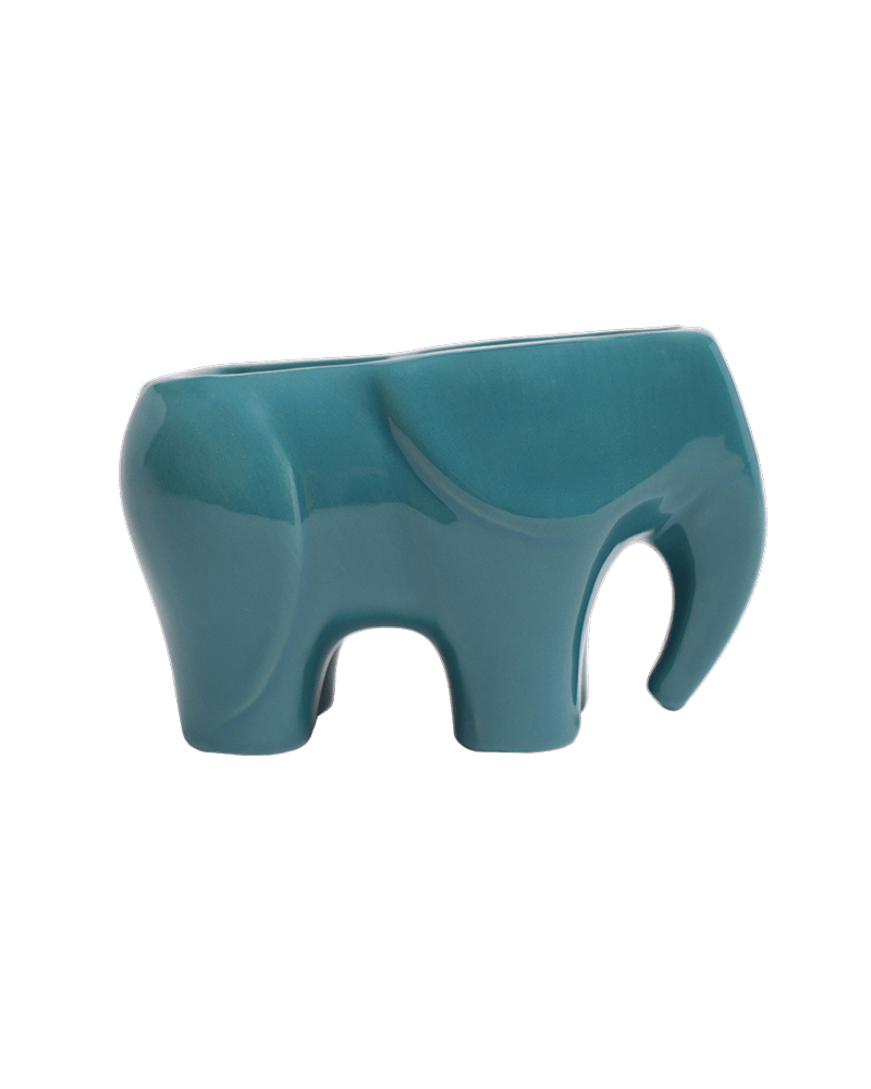 Elephant Ceramic Indoor Plant Pot For Succulents - Chive US Wholesale